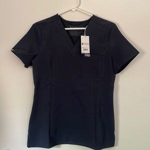 Womens Night Sky Slim Catarina One Pocket Scrub Top XS